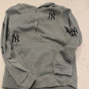 Gray NY Logo Unisex Sweater